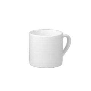 Plain White Background Espresso Cup