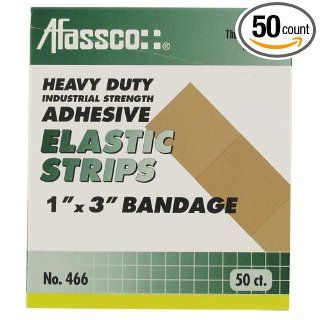 Afassco 466 Coarse Woven Elastic Adhesive Bandage Strips   50 / BX