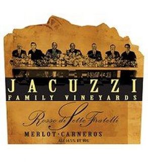 Jacuzzi Family Vineyard Merlot 2010 750ML Wine