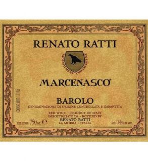 Renato Ratti Marcenasco Barolo 2008 Wine