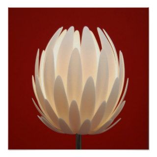 Lotus Lamp  Yes Its A Living Room Lamp Poster