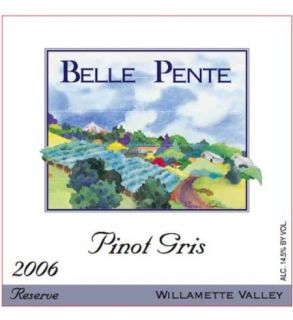 2008 Belle Pente Reserve Pinot Gris 750ml Wine