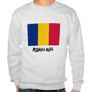 Romania Flag Pullover Sweatshirts