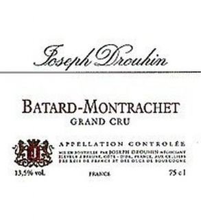Joseph Drouhin Batard montrachet 2008 750ML Wine
