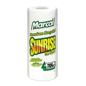 Marcal Recycled Perforated White Paper Towels (15 Rolls of 70 Towels) MAC 610