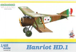 Hanriot HD1 BiPlane 1/48 Eduard Toys & Games