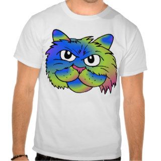 Tie Dye Cat T Shirt