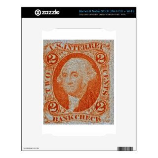 1864 Internal Revenue Two Cent Stamp Skin For NOOK