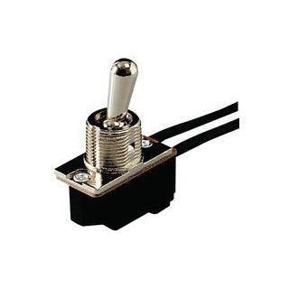 Eaton 8391K108 General Purpose Toggle Switch, AC/DC Rated, Wire Termination, SPST Contacts, On None Off Action, 0.469" Dim Bushing Length, 6A at 125VAC/VDC, 3A at 250VDC Electronic Component Toggle Switches