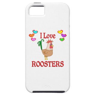 I Love Roosters iPhone 5 Covers