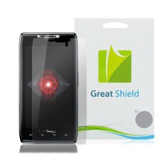 GreatShield Ultra Smooth Clear Screen Protector Film for Motorola Droid Razr XT910 / Droid Razr Maxx XT912 (3 Pack) Cell Phones & Accessories