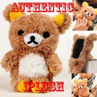 Authentic iPlush Plush Toy Case for iPhone 5 Brown Bear Cell Phones & Accessories