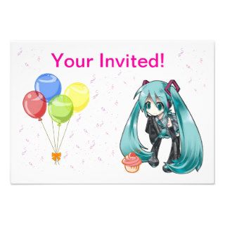 Happy Birthday Vocaloid Invitation