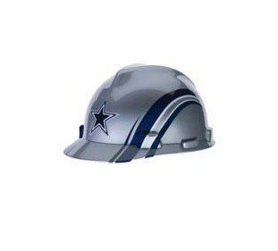 MSA 454 818392 Standard V Gard Hard Capw Dallas Cowboys Logo   Hardhats  