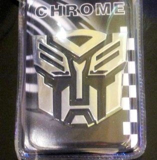 Autobot Transformers Chrome Emblem 3" Tall (Not a decal, High Quality Chrome Emblem) Automotive