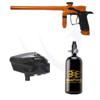 Dangerous Power G5 Orange Black Paintball Gun + Empire 48/3000 + Empire Scion  Sports & Outdoors
