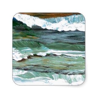 Ocean Comfort Beach Waves Surf Art Decor Gifts Stickers