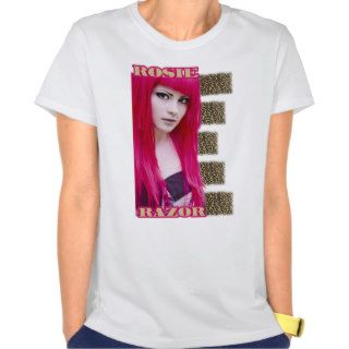 Rosie Razor fashion scene model girls T Shirt
