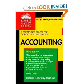 Accounting (Barron's Business Review Series) Peter J. Eisen 9780812019179 Books