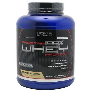 Ultimate Nutrition Prostar 100% Whey Protein 5 Lbs.   Cookies & Cream Health & Personal Care