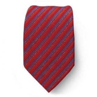 B S 1007   Boy's   Red   Blue   Silver  Silk Neck Tie Neckties Clothing