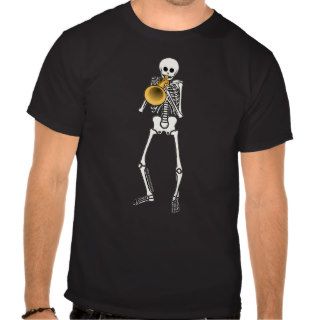 Trumpeter Skeleton T Shirt