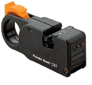Paladin Tools 1242 Coaxial Stripper CST 2 Level, .472, Yellow   Wire Strippers  