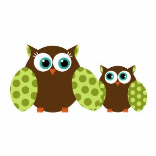 Owl cake stand photo cut out