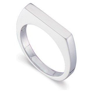Metal Fashion Stackable Ring 14K White Gold Ring Jewelry