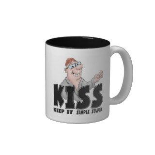 Funny Coffee Mugs Kiss Principle II