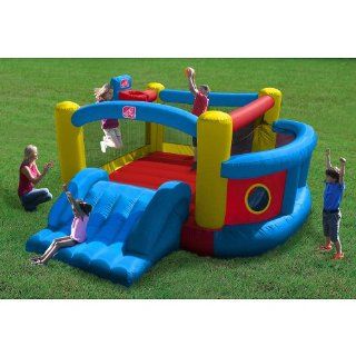 STEP 2   Fort Bounce with Slide w/UL approved Blower Toys & Games