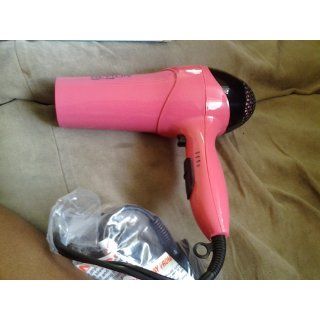 Revlon RV474 1875W Frizz Control Hair Dryer, Pearlized Pink with Black Spray  Ionizing Hair Dryers  Beauty