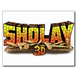 Sholay 3D Post Cards