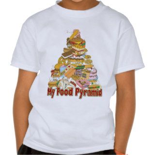 My Food Pyramid ~ Junk Food Snacks Tshirt