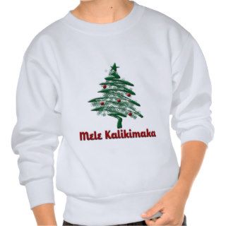 Mele Kalikimaka Pull Over Sweatshirts