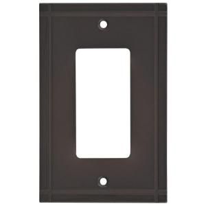 Stanley National Hardware Ranch 1 Gang GFCI Wall Plate   Oil Rubbed Bronze V8073 SGL GFCI PLTORB RA