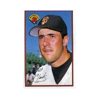 1989 Bowman #476 Will Clark Sports Collectibles