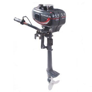 Generic Boat Engine Outboard Motor Water Cooling Two stroke 3.5hp Inflatable Fishing Boat  Sports & Outdoors