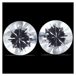 1.85 Carat Loose Sapphires Round Cut Pair Jewelry
