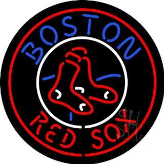 Boston Red Sox MLB Outdoor Neon Sign 26" Tall x 26" Wide x 3.5" Deep  Business And Store Signs 