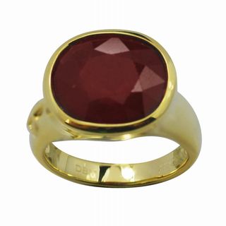 De Buman Gold Over Silver Genuine Ruby Ring De Buman Gemstone Rings