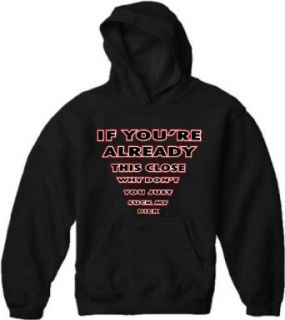 Suck My Dick Eyesight Hoodie #465 PW#A13266A (XXX Large, Charcoal Grey) Clothing