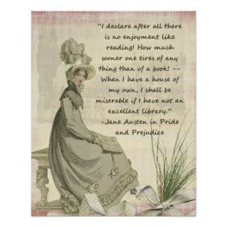 Austen Book Lovers Poster