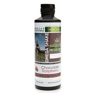 NutraOrigin Omega Shake 3 6 9 Essential Oil Blend, Women's Health Formula, Chocolate Raspberry 16 fl oz (466 ml) Health & Personal Care