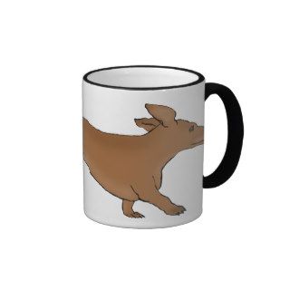 Go Go Go Dash Hound Coffee Mugs
