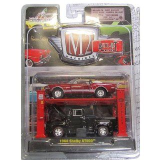 M2 Machines Autolift 164 Scale Vehicles 2 Pack   1968 Shelby GT500 Truck Toys & Games