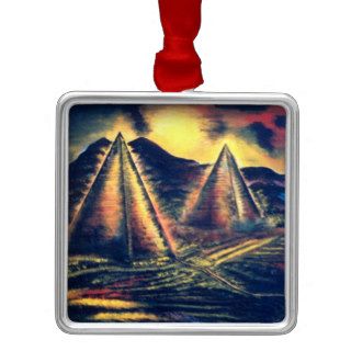 The Resting Place, Pyramids Christmas Ornament