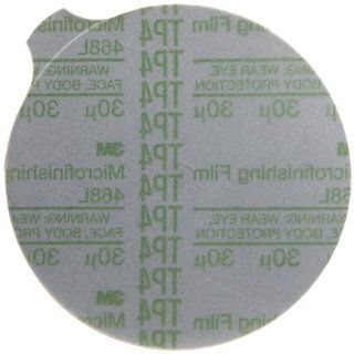 3M 468L 30 Grit, 5" x NH Silicon Carbide Microfinishing PSA Film Type D Disc Green (25 Pack)