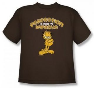 Garfield Perfect Youth Coffee T Shirt GAR469 YT Clothing