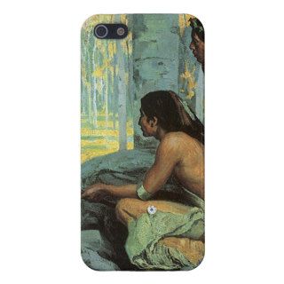 Taos Turkey Hunters by Couse, Vintage Indians Cover For iPhone 5